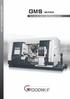GMS SERIES Tool Spindle Type 5-axis Turning Centers