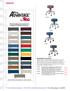 Pro Advantage by NDC. All Pro Advantage furniture products are available in 23 standard color choices: