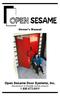 Open Sesame Door Systems, Inc. Manufacturer of Disability Access products