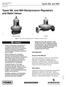 Types 98L and 98H Backpressure Regulators and Relief Valves