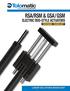 RSA/RSM & GSA / GSM ELECTRIC ROD-STYLE ACTUATORS LINEAR SOLUTIONS MADE EASY