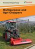 Kverneland Chopper Range. Multipurpose and Agri Choppers