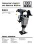 R422 OPERATOR S SAFETY AND SERVICE MANUAL SMART RAMMERS