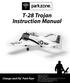 T-28 Trojan Instruction Manual Charge-and-Fly Park Flyer