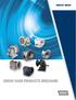 GROVE GEAR PRODUCTS BROCHURE