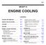 ENGINE COOLING GROUP CONTENTS GENERAL INFORMATION SERVICE SPECIFICATIONS COOLANT SEALANT THERMOSTAT...