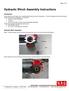 Hydraulic Winch Assembly Instructions