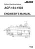 Button Attaching Indexer ACF ENGINEER S MANUAL No.00