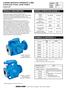 LIQUID-SPECIFIC PRODUCT LINE: STAINLESS STEEL VANE PUMPS PRODUCT DESCRIPTION SERIES OPERATING RANGE 1 NOMINAL FLOW RATES 2