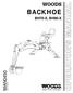 BACKHOE BH70-X, BH80-X OPERATOR'S MANUAL MAN0450. (Rev. 4/18/2012) Tested. Proven. Unbeatable.