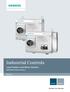 Industrial Controls. Load Feeders and Motor Starters. SIRIUS MCU Motor Starters. Gerätehandbuch. Answers for industry.