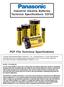 Industrial Alkaline Batteries Technical Specifications 03/ 04. PDF File Technical Specifications