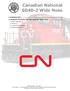 Canadian National SD40-2 Wide Nose
