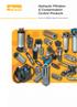 Hydraulic Filtration & Contamination Control Products. Brochure: FDHB200UK (Medium Pressure Section)