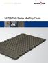 1625B-TAB Conveyor Design Manual. 1625B-TAB Series MatTop Chain
