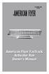 American Flyer FasTrack Activator Rail Owner s Manual
