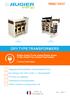 DRY TYPE TRANSFORMERS