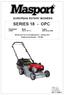 EUROPEAN ROTARY MOWERS SERIES 18 - OPC. Part Number Model Engine ST SP CO B&S Series 500E