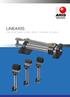 LINEARIS Electrical linear motion drive / Damper actuator