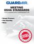 MEETING OSHA STANDARDS