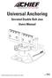 Universal Anchoring. Serrated Double Bolt Jaw Users Manual. April 2016 by Vehicle Service Group. All rights reserved. CO9722.1