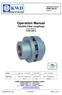 Operation Manual Flexible Claw couplings according to KWN 22013