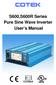 S600,S600R Series Pure Sine Wave Inverter User s Manual
