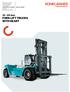 10 65 tons FORK LIFT TRUCKS WITH HEART