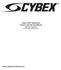 Cybex VR3 Abdominal Owner s and Service Manual Strength Systems Part Number H