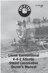 Lionel Conventional Atlantic Steam Locomotive Owner s Manual