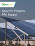 Solar PV Projects PPA Model