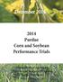 December Purdue Corn and Soybean Performance Trials