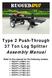 Type 2 Push-Through 37 Ton Log Splitter. Assembly Manual