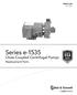 PARTS LIST CP-210-PL. Series e Close Coupled Centrifugal Pumps. Replacement Parts