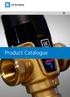 PRODUCTS FOR HEATING AND TAP WATER SYSTEMS. Product Catalogue