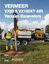VERMEER. VX80 & VX100XT AIR Vacuum Excavators