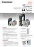AR Series NEW. High-Efficiency Stepping Motor and Driver Package. High Vacuum Type. RoHS-Compliant PRODUCTS. Features.