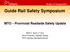Guide Rail Safety Symposium
