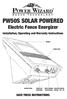 PW50S Solar PoWered electric Fence energizer