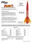 COMPLETED SUMO LEVEL 1 MODEL ROCKET ADVANCED HIGH POWER MODEL ROCKET ASSEMBLY AND OPERATION INSTRUCTIONS BEFORE YOU BEGIN: