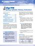 OpTK. Product Instruction Manual. Spring Cylinder Rotary Actuators INTRODUCTION SAFETY INFORMATION INSTALLATION. Leading Technologies For Control