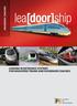 HIGHSPEED / COACHES LEADING IN ENTRANCE SYSTEMS FOR HIGHSPEED TRAINS AND PASSENGER COACHES
