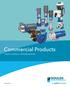 Commercial Products. Pumps Controls Pressure Boosting BRGLCAR R1