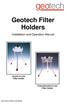 Geotech Filter Holders