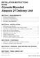 Asepsis 21 Delivery Unit