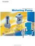 Hydraulic Diaphragm type Metering Pump
