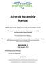 Aircraft Assembly Manual