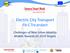 Electric City Transport Ele.C.Tra project. Challenges of New Urban Mobility Models Towards EU 2020 Targets