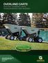 OVERLAND CARTS ELECTRIC POWERED CARTS, WHEELBARROWS AND WAGONS