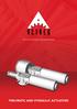 PNEUMATIC AND HYDRAULIC ACTUATORS